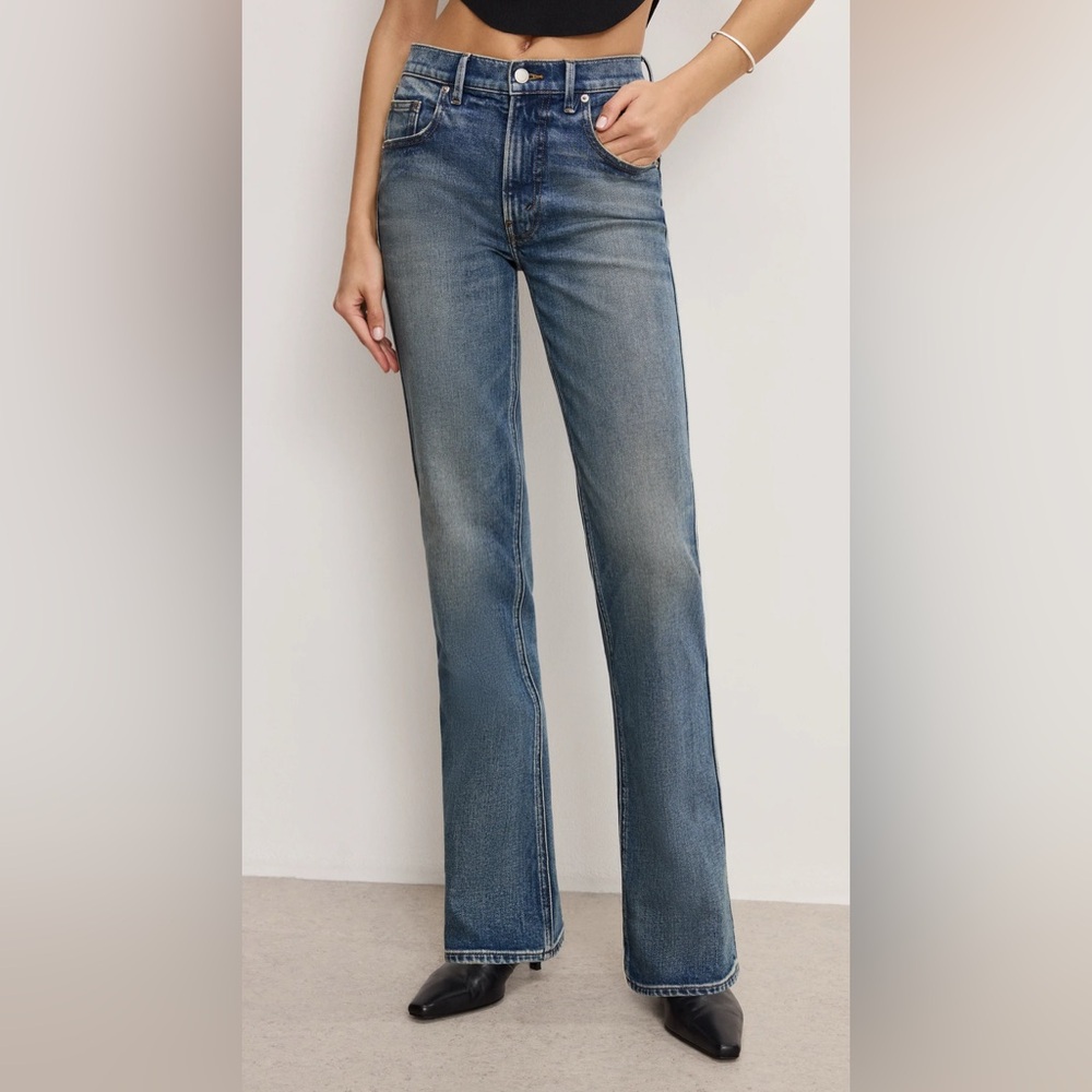GOOD AMERICAN - GOOD COWBOY BOOTCUT JEANS | INDIGO783 - SIZE 12 × 1 NWT
